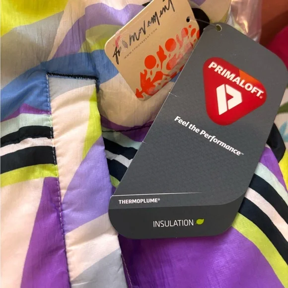 Free People Movement Kai-geo Super Berry Combo Women's Puffer Vest size S, NWT - Picture 4 of 5